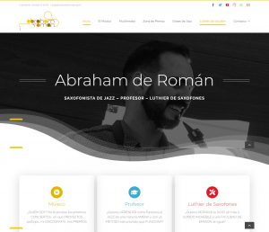 Página web Abraham de Román
